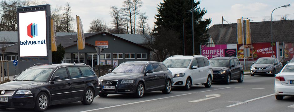 LED Videowall Werbung DOOH Kampagnen Fürstenfeld, Steiermark, Österreich bei belvue.net Videowall Netzwerk