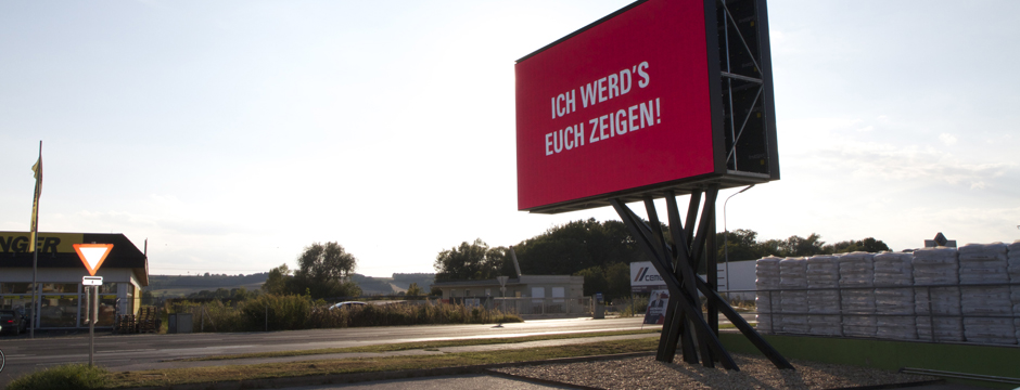 Videowall Werbung Oberwart Unterwart Außenwerbung Digital